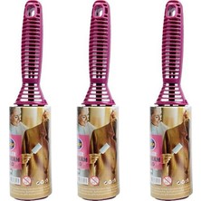 Braventa Collection Lirazon 3 Adet Tüy Toplayıcı Yapışkanlı Rulo Kağıt Her Biri 60 Yaprak Kedi Köpek Tüyü Saç Kıl Toz Te