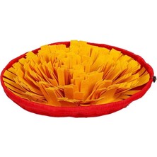 Braventa Collection Köpek Yavaş Besleme Matı Mama Bulmaca Matı - Köpek Interaktif Oyuncak (Sarı)