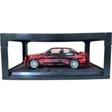 Toysturka 1:24 Metal Model Koleksiyon Araba Bmw M3 Karartılı Kırmızı 19 cm (Döner Ön Tekerler)