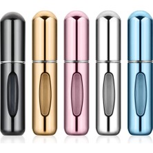 Braventa Collection 6 Adet Karışık Renkli Yeniden Doldurulabilir Cep Parfüm Şişesi