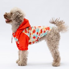 Braventa Collection Pawstar Ottawa Polarlı Su Geçirmez Küçük Irk Köpek Yağmurluğu (L)