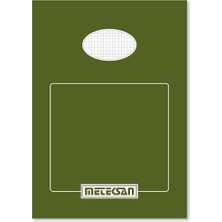 Braventa Collection Prestij 17X24 cm Dokulu Karton Kapaklı Bloknot, 150 Yaprak, Düz, Yeşil