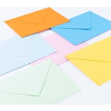 Braventa Collection 6 Adet, Karışık Renkli Standart Zarf Seti, 13X18 cm