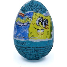 Zaini Sponge Bob Square Pants Sünger Bob Kare Şort -Glutensiz Çikolatalı Sürpriz Yumurta 20 G (1 Adet)