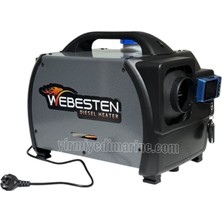 Webesten 12 24 220 Dizel Isıtıcı Yüksek Kapasite ve Lüks Tasarım ile Karavan Konforu