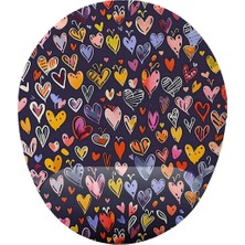 Braventa Collection Iyi Fikirler Kalp Desenli Bilek Destekli Mouse Pad
