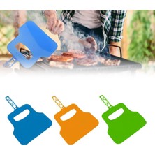 Braventa Collection Mangal Yelleme Yelpazesi, Barbekü Et Tavuk Mangal Yelleyici Plastik Yelpaze Asorti 1 Adet