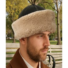 AbbasShop Serdar Deri Şapka Gerçek Deri Orijinal Serdar Börk - Sessiz Mevsimlerin Sesi