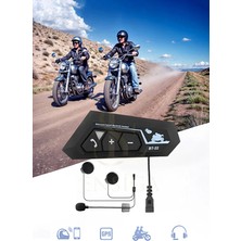 Ensiga Bluetooth Motosiklet Intercom Kask Kulaklık BT22 Kulaklık 5.0 Bluetooth Motosiklet Kulaklık