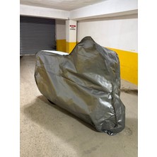 ÇADIRAVM Su Geçirmez Motor Kılıfı, Önü Arkası Lastikli, Sepetli Motorlar Için Koruyucu Kılıf