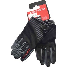 Carraro PK-3020 L Beden Siyah Uzun Parmak Bisiklet Eldiveni