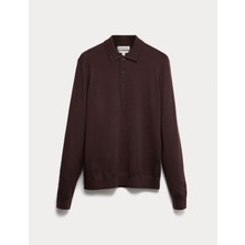 Marks & Spencer Merino Yünlü Polo Yaka Üst