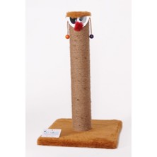 Feyza Design Kalın Palyaço Kedi Tırmalama Evi, 60 Cm, Rahat ve Eğlenceli Tasarım