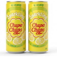 Chupa Chups Sparkling Lemon Flavour - Limon Aromalı Gazlı Içecek 330 ml (2 Adet)