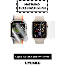 Mietubl Apple Watch Series 9 (41MM) Mat Nano Ekran Koruyucu | Yansıma Önleyici Nano Cam | Pürüzsüz Dokunuş