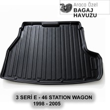 Elorcar Bmw 3 Seri / E-46 Statıon Wagon 1998 - 2005 3D Bagaj Havuzu
