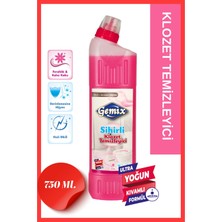 Gemix Sihirli Klozet Temizleyici 750 ml – Ultra Yoğun, Sarı Leke ve Pas Karşıtı