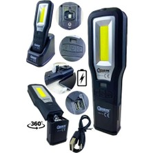 Twin Store Arm 550 Lümen Ultraviyoleli Özellikli Miknatıslı Şarjlı Tamirci Feneri