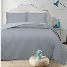 Bella Home Sofia Ponponlu Çift Kişilik Yatak Örtüsü Seti - 260X240 cm