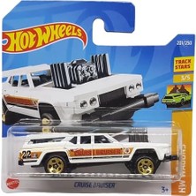 - Cruise Bruiser - Hw Wagons 3/5 - HCX72 - Short Card - Track Stars - Beyaz - Mattel 2022