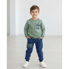 Ege Bebek Erkek Çocuk Mevsimlik 2-3-4-5-6 Yaş Compact Eşofman Takımı, Sweatshirt ve Eşofman Altı