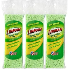Libman Paspas, Dolum Paketi, 3 Adet Mop Yedek Doldurucu, Selüloz, Yeşil, 20 cm Sünger, 3