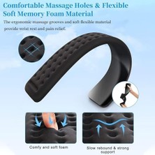 Klavye Bilek Desteği, Bilgisayar Klavyesi Için Bilek Destekliği, Kaymayan Pu Tabanlı Ergonomik Klavye Bilek Desteği, Ofis, Ev ve Laptop Kullanımı Için Ağrı Giderici