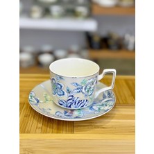 Mikasa Moor Bluem Gri Tek Kişilik Çay Fincanı