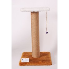 Feyza Design Kedi Tırmalama Tırnak Tahtası T7, Ahşap, Kahverengi, 58 cm