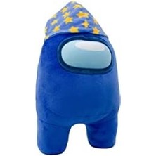 Yume Among Us Sihirbaz Şapkalı Mavi Pelüş Figür 30 cm Toys