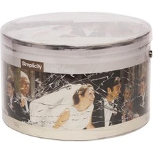 5073740001 No-Mess Pop Out Düğün Gönderme Flama Tüpleri, 14 Adet, Gümüş