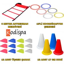 PremiumPort 17CM Üçgen Çanaklı Hunili Tam Antrenman Seti, Çok Amaçlı Fitness Ekipmanı