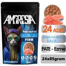 Ambrosia Balık Etli Pouch Yetişkin Kedi Maması 24 Adet