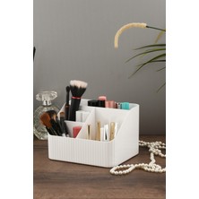 Fesya Home Sude Makyaj Organizeri Kozmetik Düzenleme Kutusu - Beyaz
