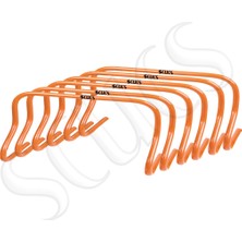 PremiumPort Turuncu Zıplama Engelli Tek Parça 30 cm 6'lı Set, Kullanışlı ve Dayanıklı