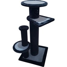 Feyza Design Rahat ve Eğlenceli Kedi Tırmalama Tahtası ve Kedi Evi Model 110