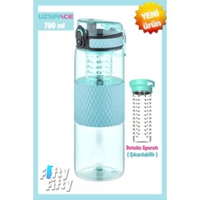 PremiumPort 700ML Detoks Aparatlı Sağlıklı Silikon Tritan Su Matara