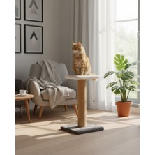 Feyza Design Kedi Tırmalama Tahtası, Tekli, Gri, Eğlenceli ve Dayanıklı Tasarım