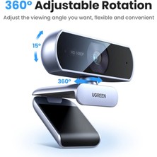 Ugreen 15728 CM678 1080P Hd Mikrofonlu USB Webcam Kamera