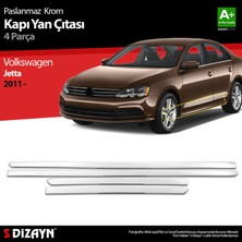 S-Dizayn Vw Jetta Krom Kapı Yan Çıtası 2011-2019