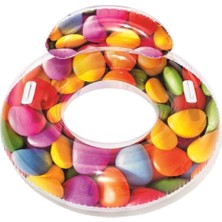 Bestway Renkli ve Konforlu Şeker Desenli Koltuk, Modern ve Şık Tasarım