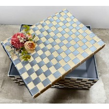 Sedosh Home Vision Krem Renk Çiçek ve Kurdelalarla Süslenmiş Şık Hediye Kutusu