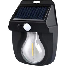HypAirs Fithome OR-118 Hareket Sensörlü Su Geçirmez Solar Bahçe Aydınlatma Duvar Lambası