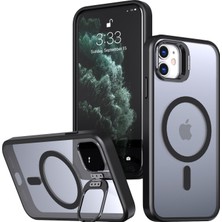 Braventa Collection Klassegear iphone 11/xr Uyumlu Metal Lens Koruma Çerçevesi/standlı Güçlü Mıknatıslı Bağımsız Buton H