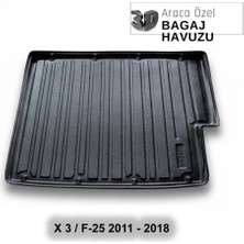 Elorcar Bmw x 3 / F-25 2011 - 2018 3D Bagaj Havuzu