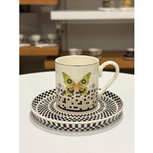 Mikasa Moor Monarch Desen1 Tek Kişilik Türk Kahvesi Fincanı