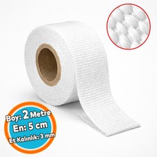 Nzb (2 Metre) Takviyeli Lifli En: 5 cm Kalınlık: 3 mm Cam Elyaf Ekzoz Sargı Bezi Isı Yalıtım Yanmaz Bant