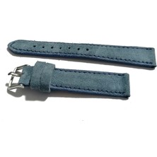 Fado&her Saate Uyumlu  Kadife  Görünümlü  16  mm  Mavi  (  410  )