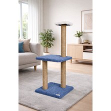 Feyza Design 2 Katlı 86 cm Yüksekliğinde Lüks Kedi Tırmalama Platformu