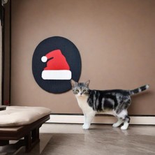 Feyza Design Renkli Desenli Kedi Tırmalama Tahtası, Duvar ve Mobilya Uyumlu, Dayanıklı